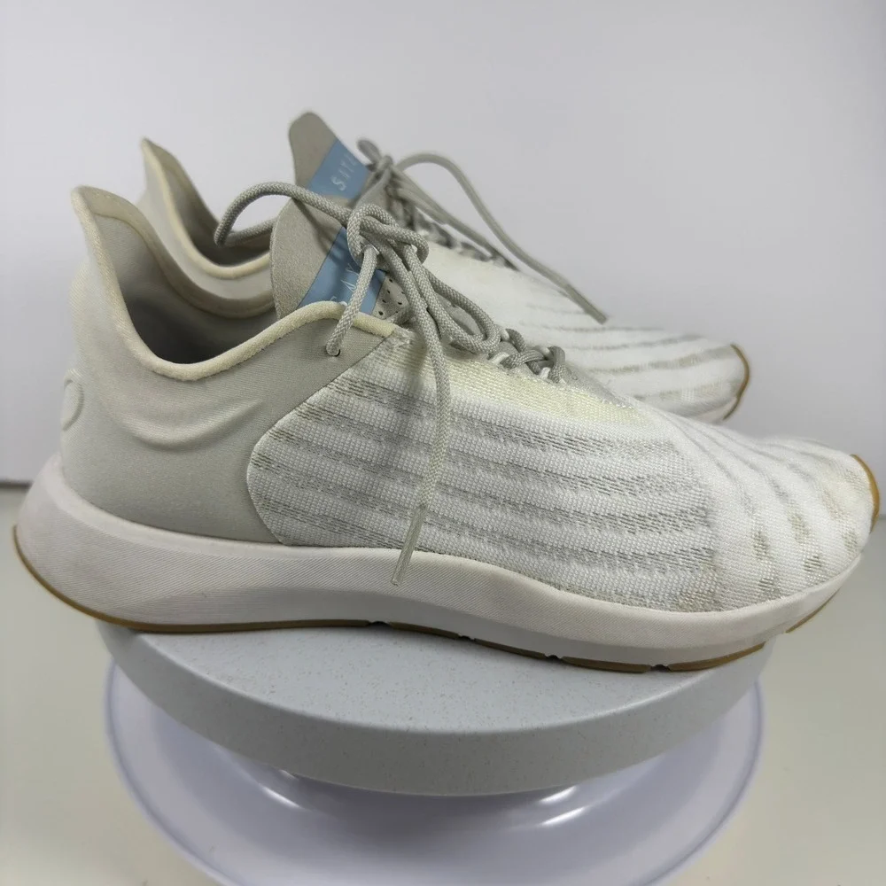 Saysh One Women's‎ White Jacquard Microsuede Sneakers Allyson Felix Size US 5.5